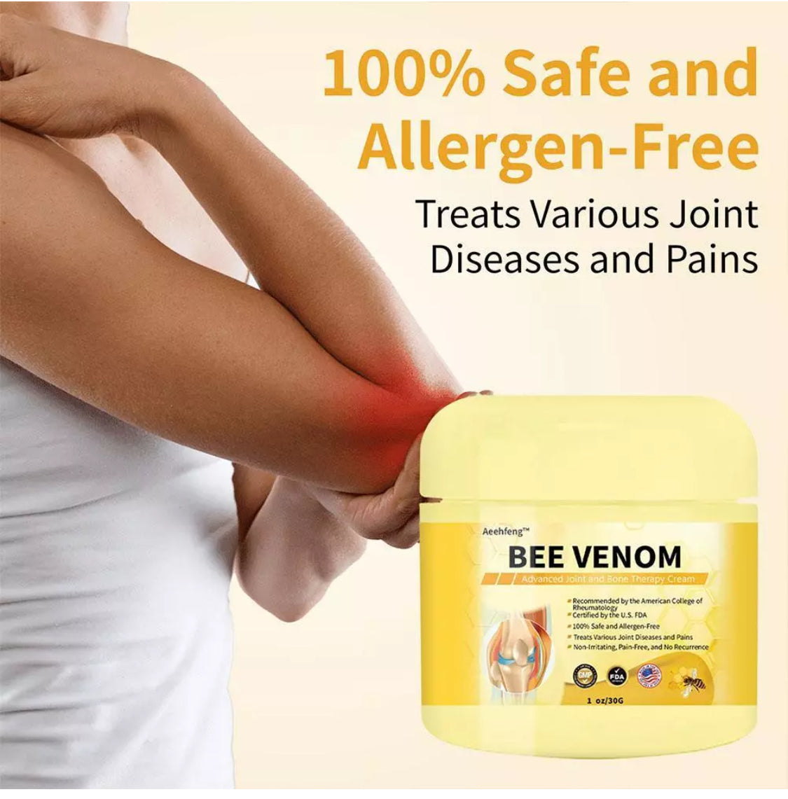 Aeehfeng Bee Venom Advanced Joint & Bone Therapy Cream