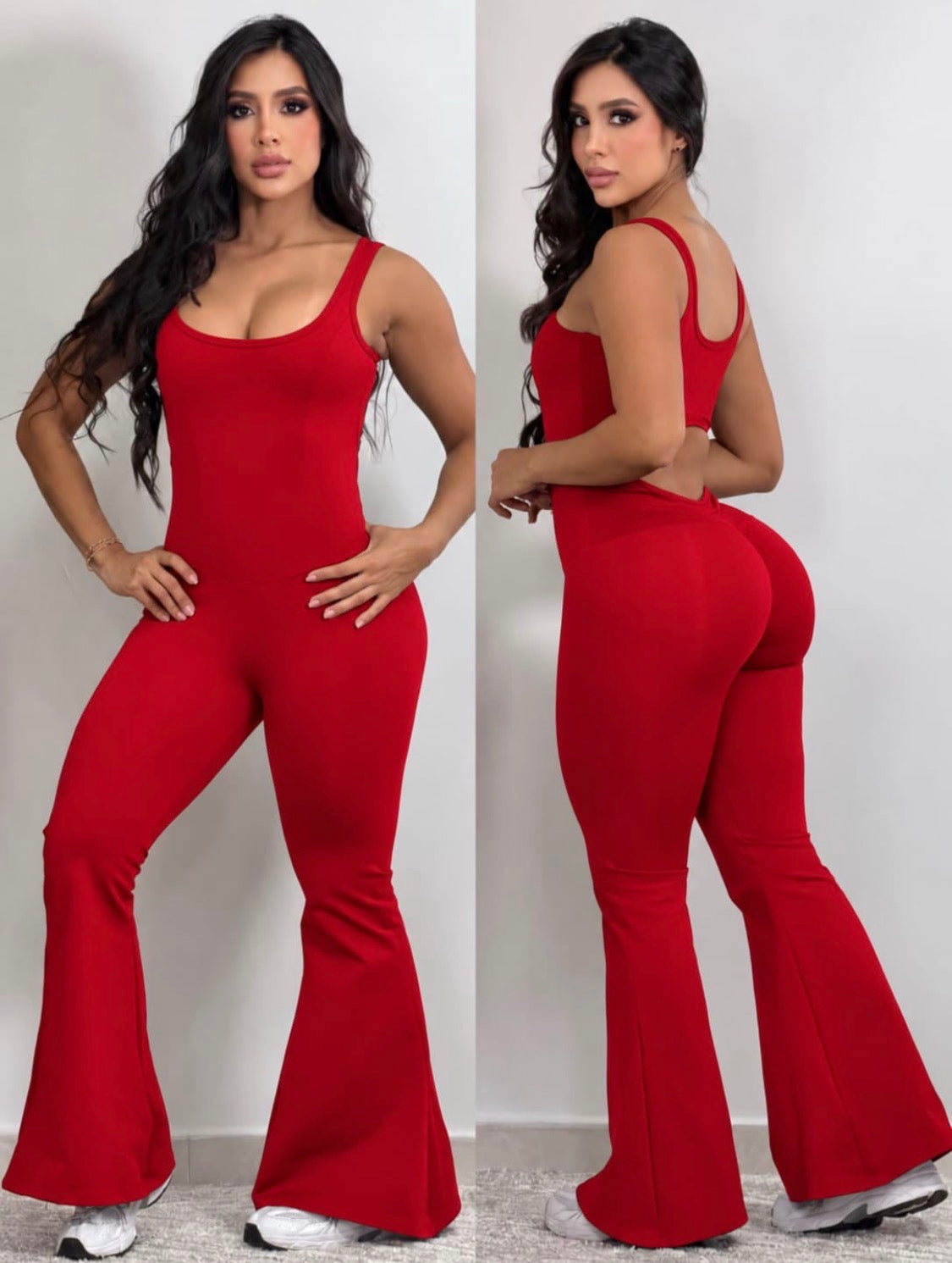 Made You Look Flared Jumpsuit
