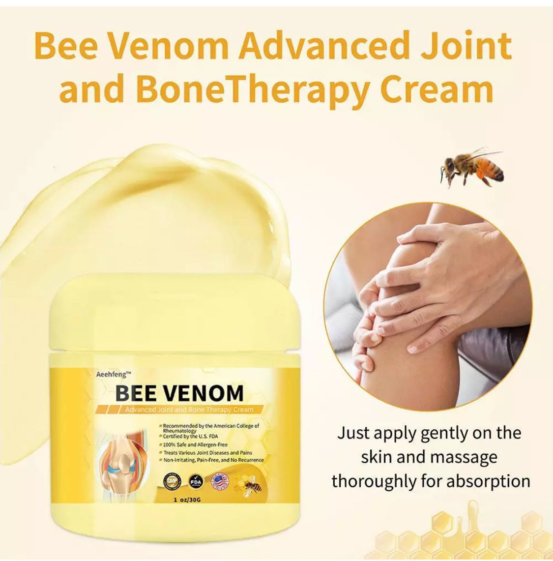 Aeehfeng Bee Venom Advanced Joint & Bone Therapy Cream