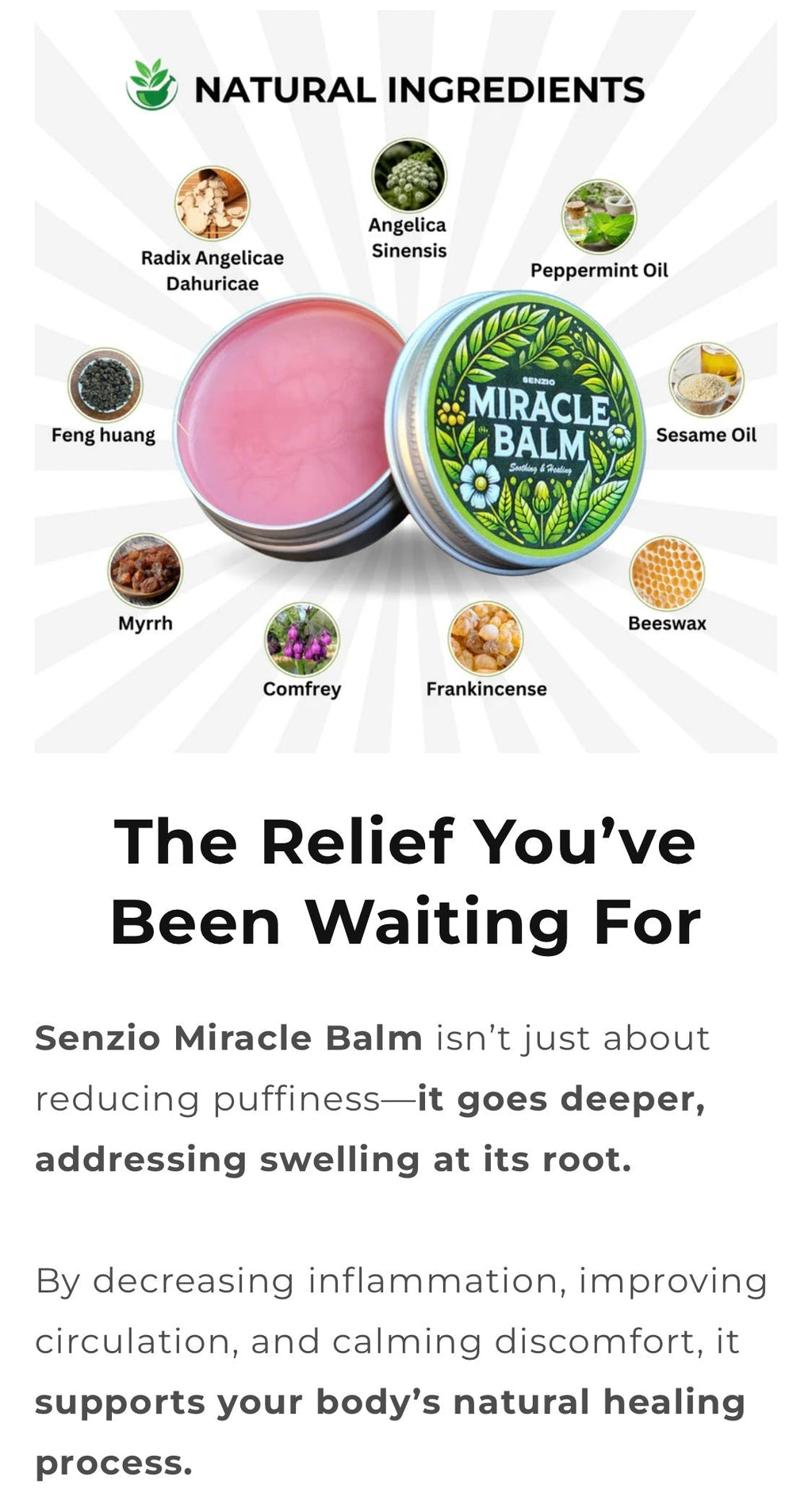 Senzio Miracle Balm — Soothing & Healing