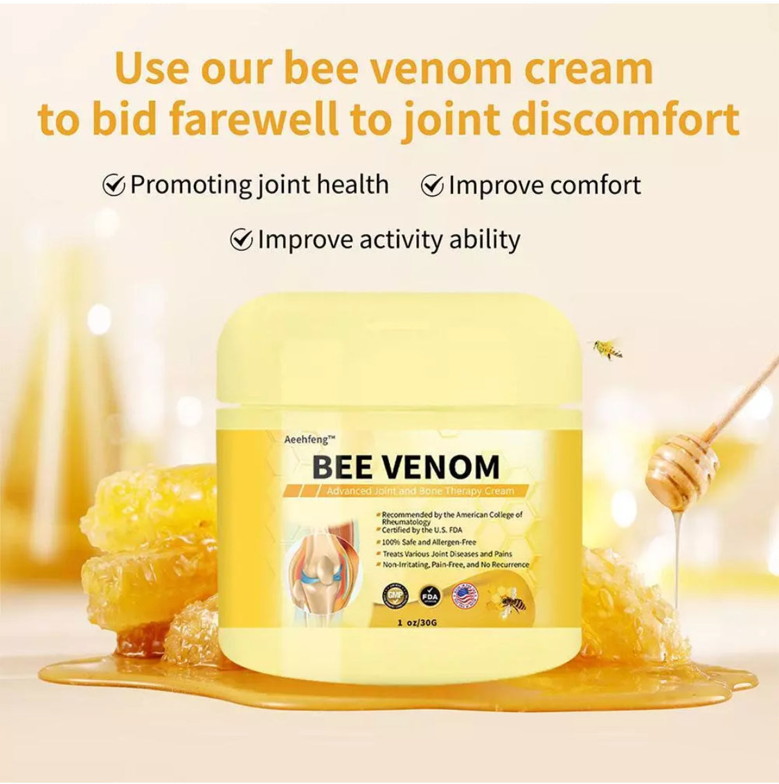 Aeehfeng Bee Venom Advanced Joint & Bone Therapy Cream