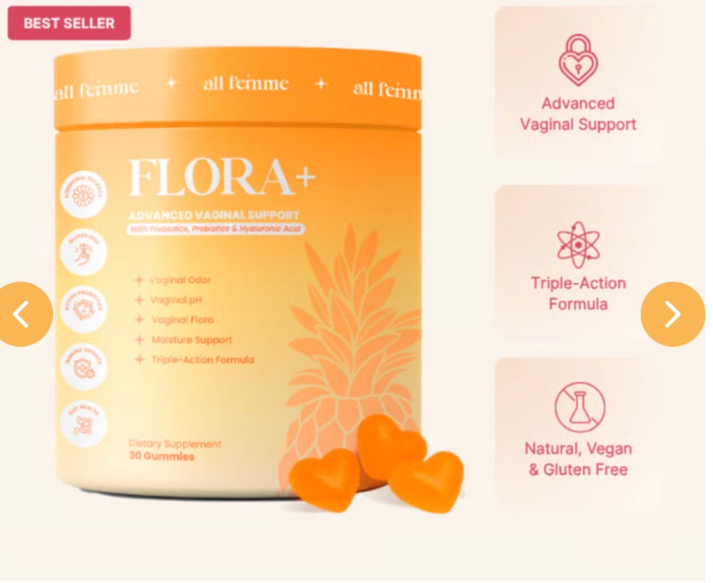 Flora+ Advanced Vaginal Support Gummies (30ct)