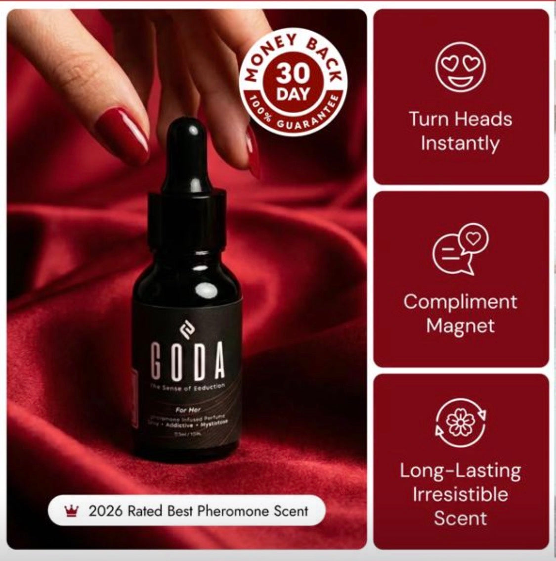 GODA Pheromone Perfume Oil — The Sense of Seduction